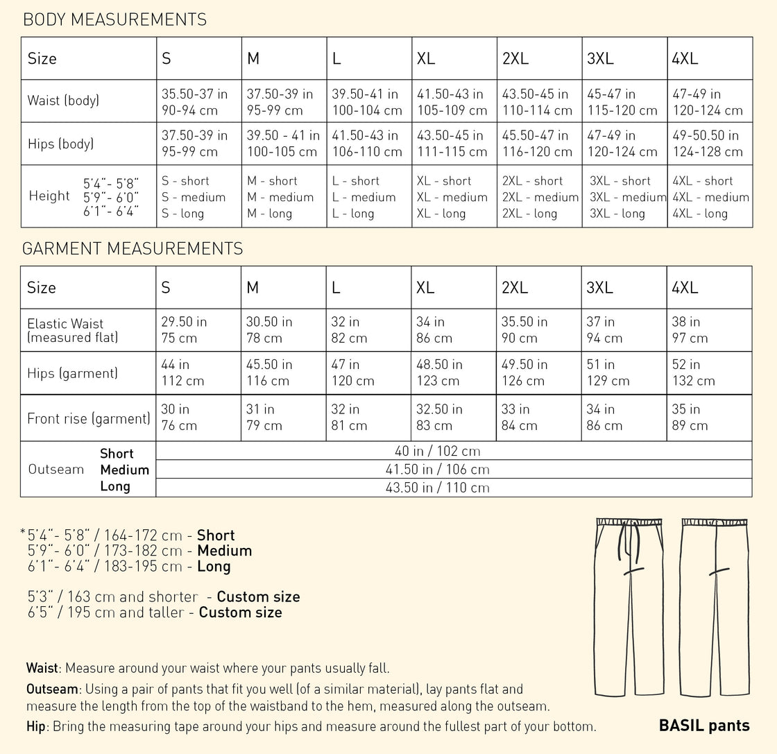 BASIL straight leg linen pants