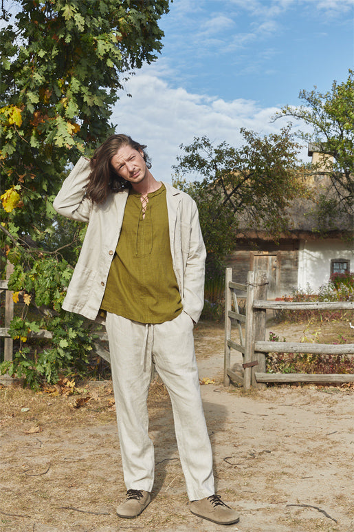 Linen Chino Pants