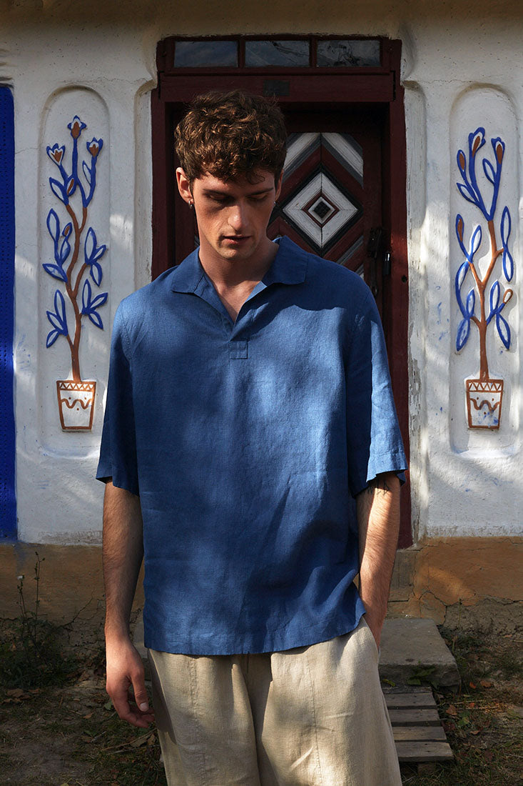 Linen mens shirt