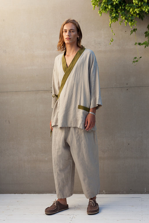 Mens loose linen pants
