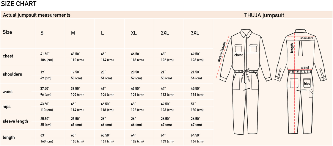 THUJA men's linen coverall