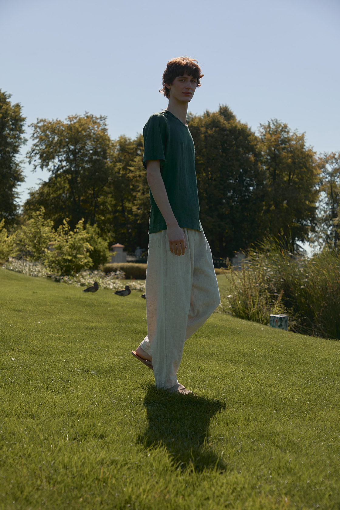 flax linen t-shirt
