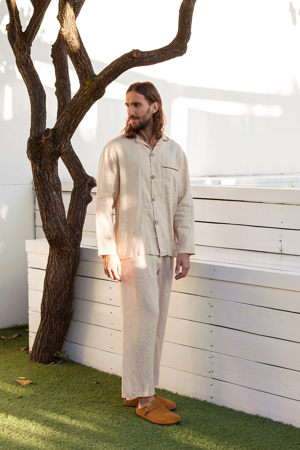 PAPAVER 100% linen pajama set