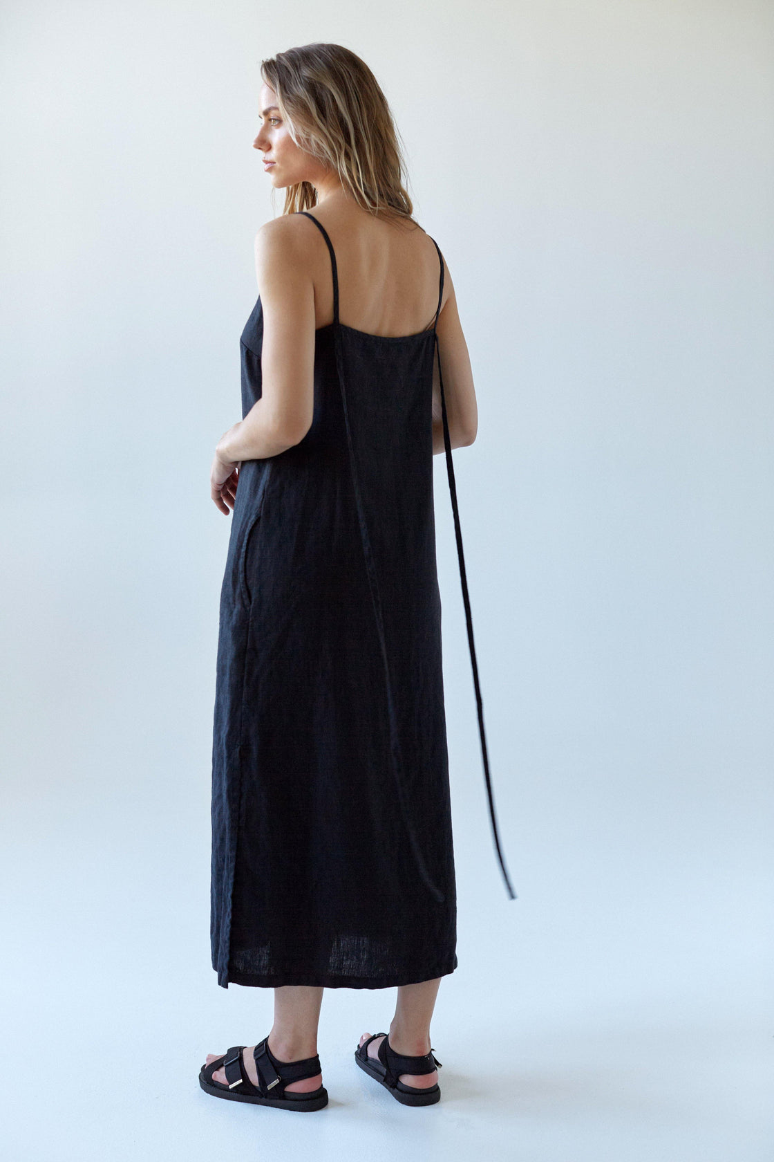 linen casual summer dress