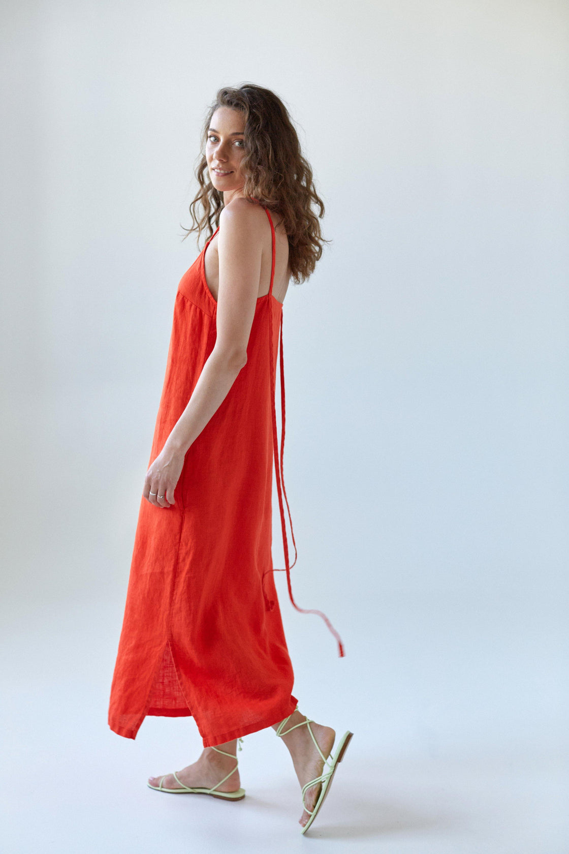 Linen Slip Dress