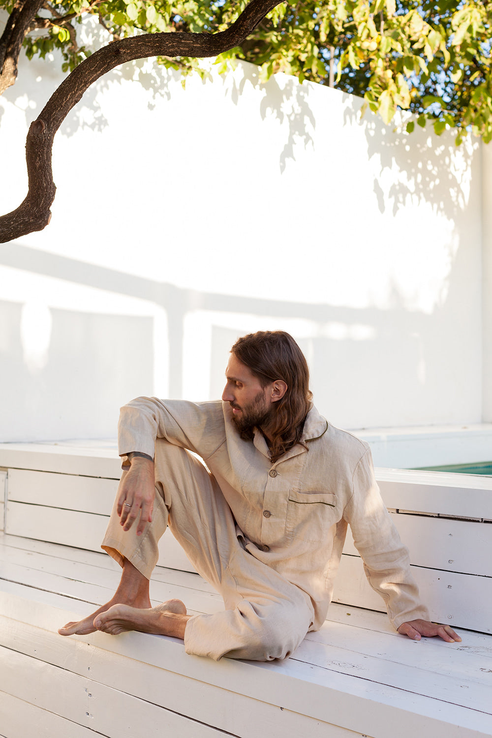 PAPAVER 100% linen pajama set