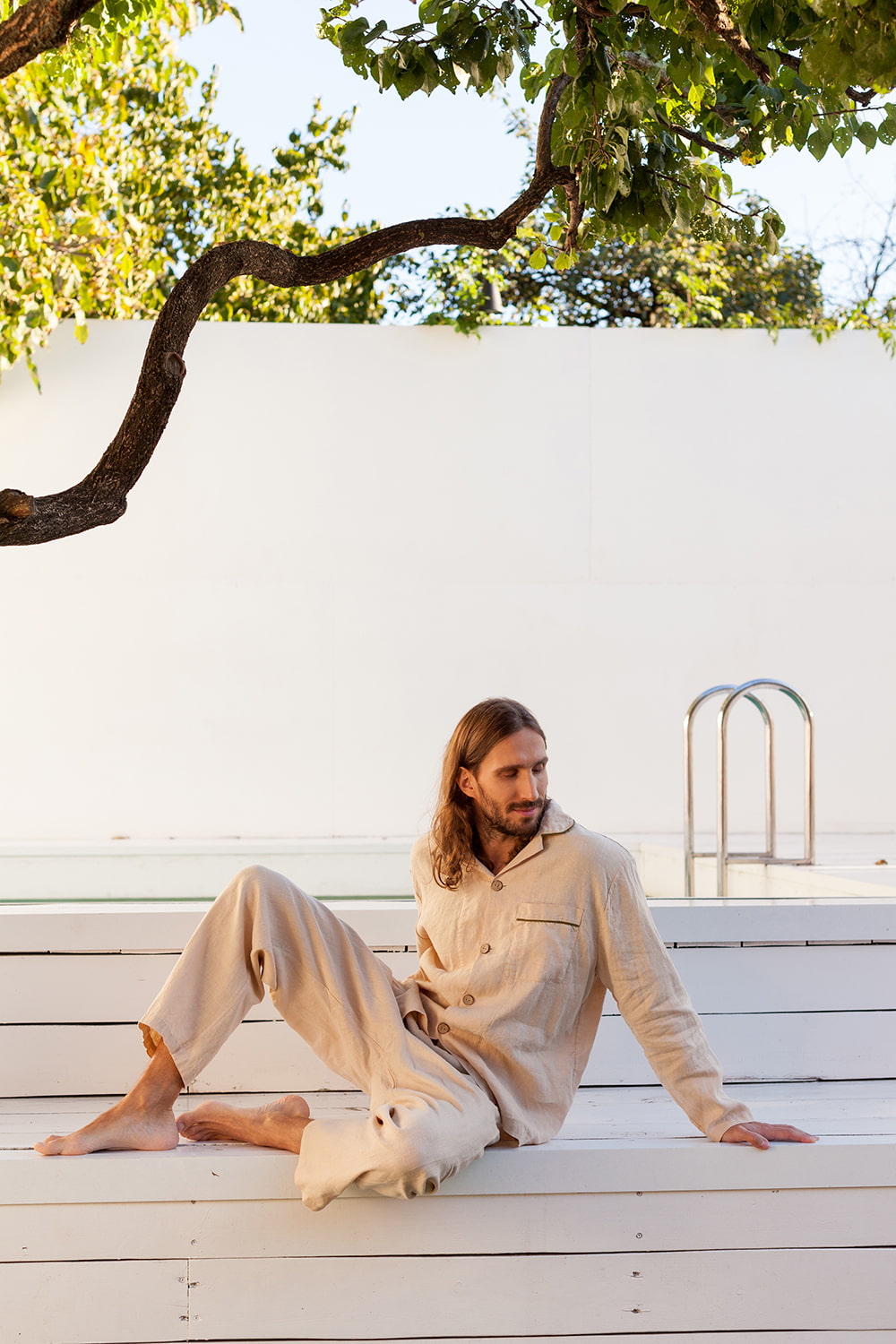 PAPAVER 100% linen pajama set