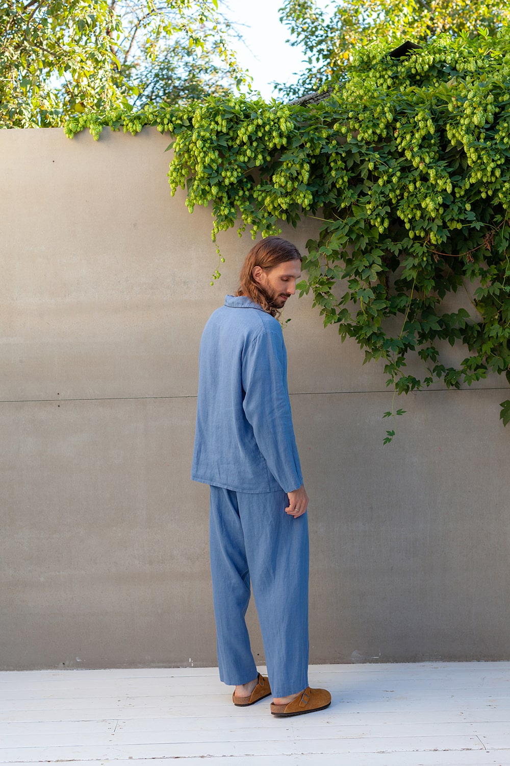 PAPAVER men's linen pajama set