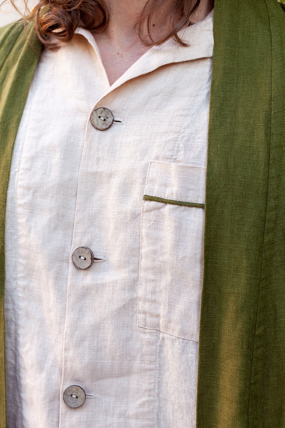 PAPAVER 100% linen pajama set