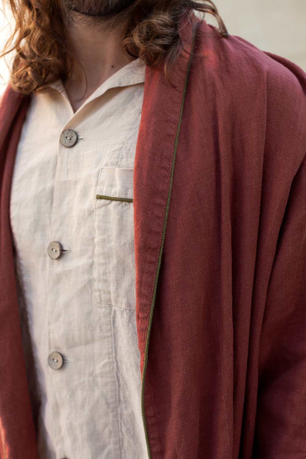 PAPAVER 100% linen pajama set