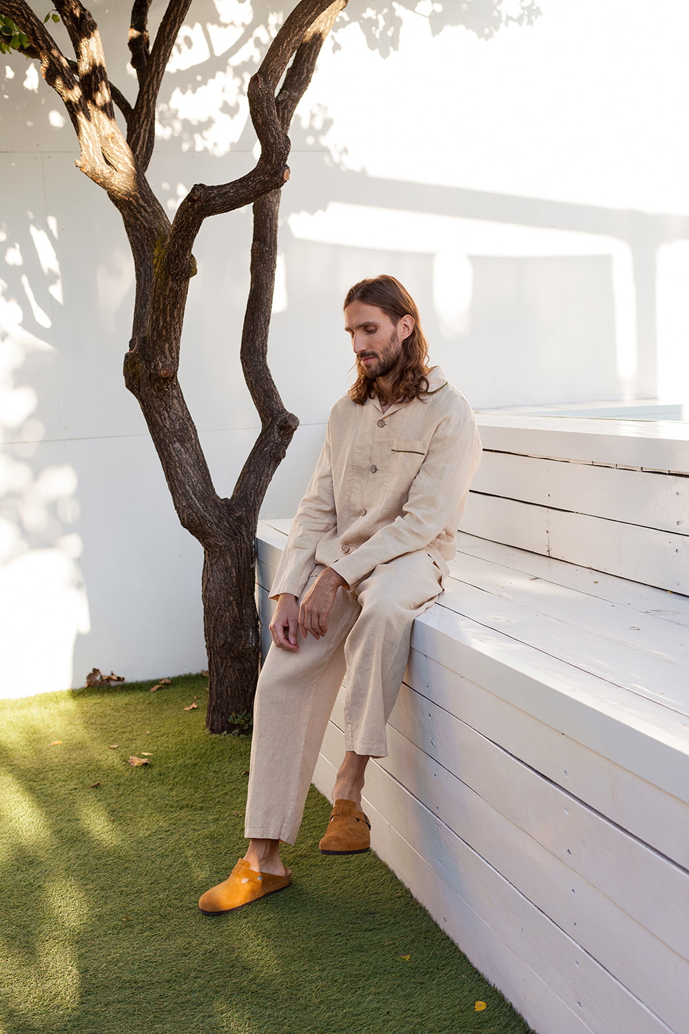 PAPAVER 100% linen pajama set