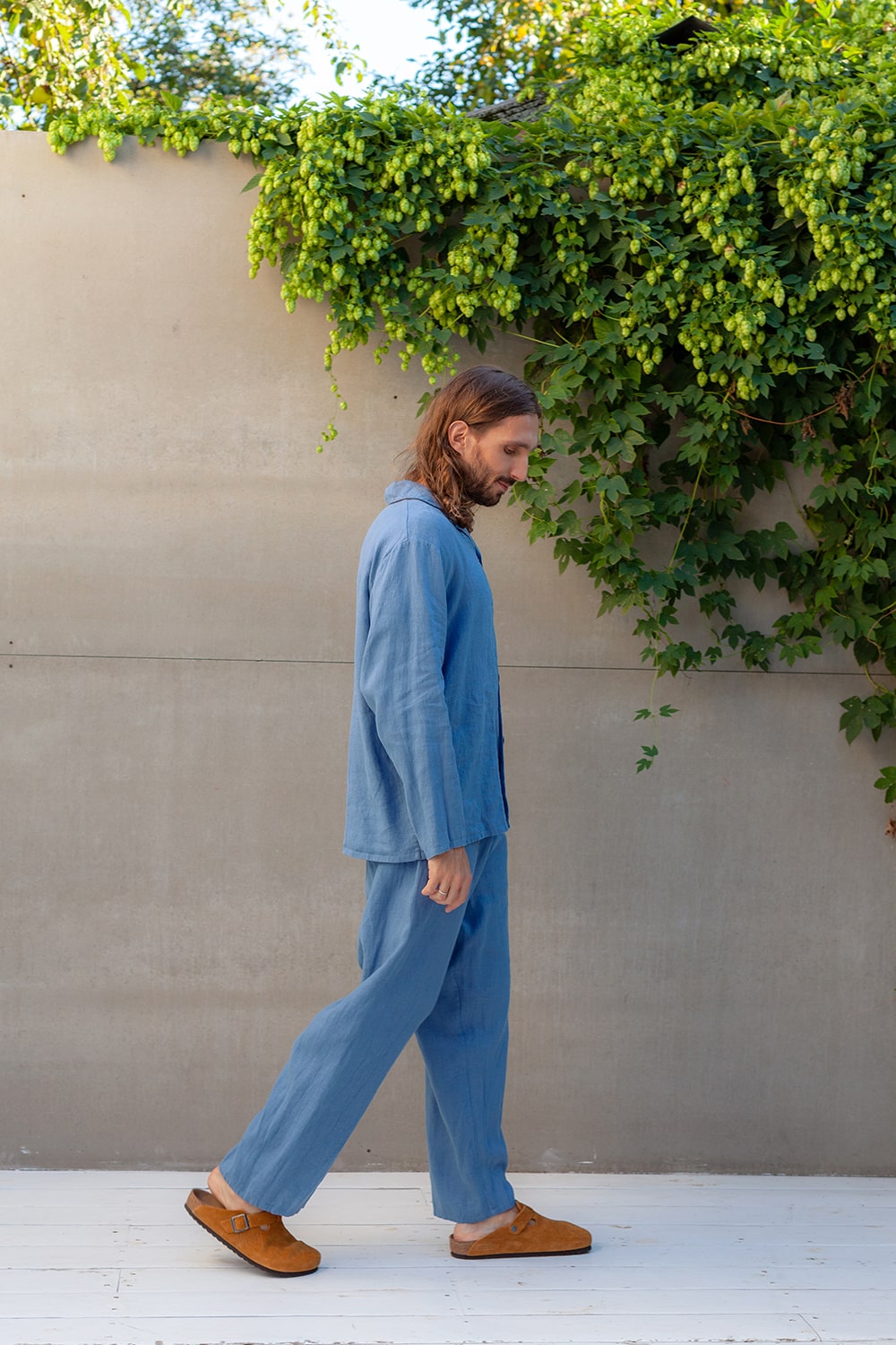 PAPAVER men's linen pajama set