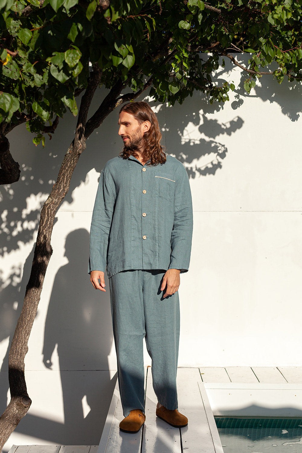 PAPAVER men's linen pj set