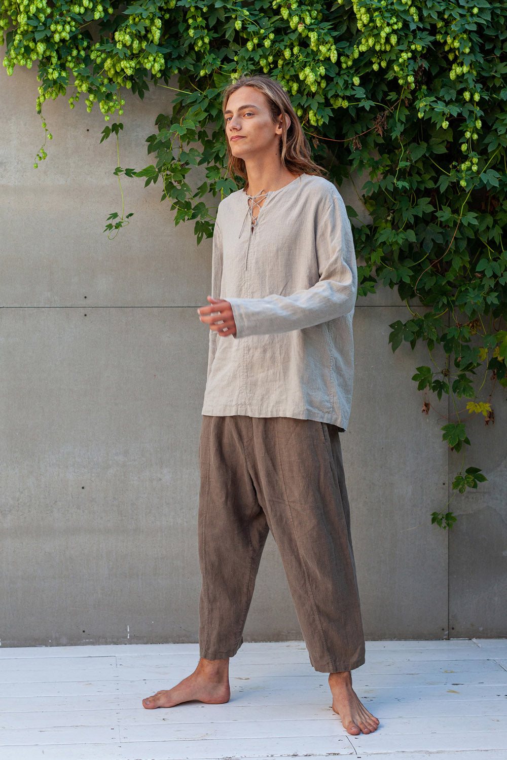 Men's loose linen pants