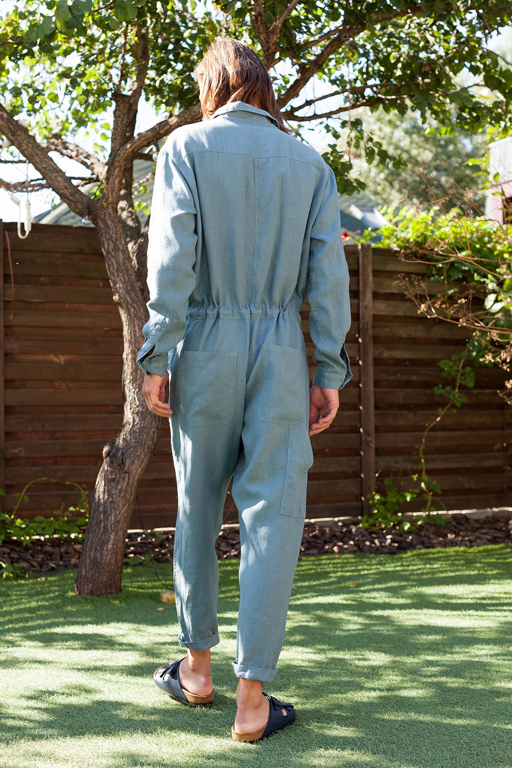THUJA men's linen coverall
