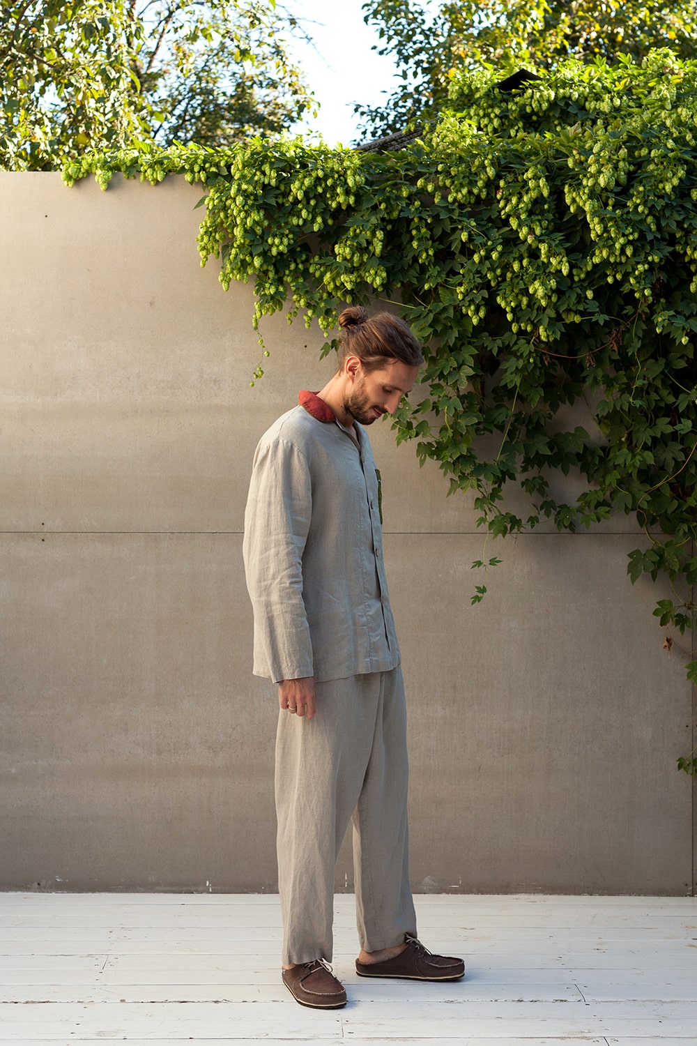 PAPAVER men's linen pyjama set