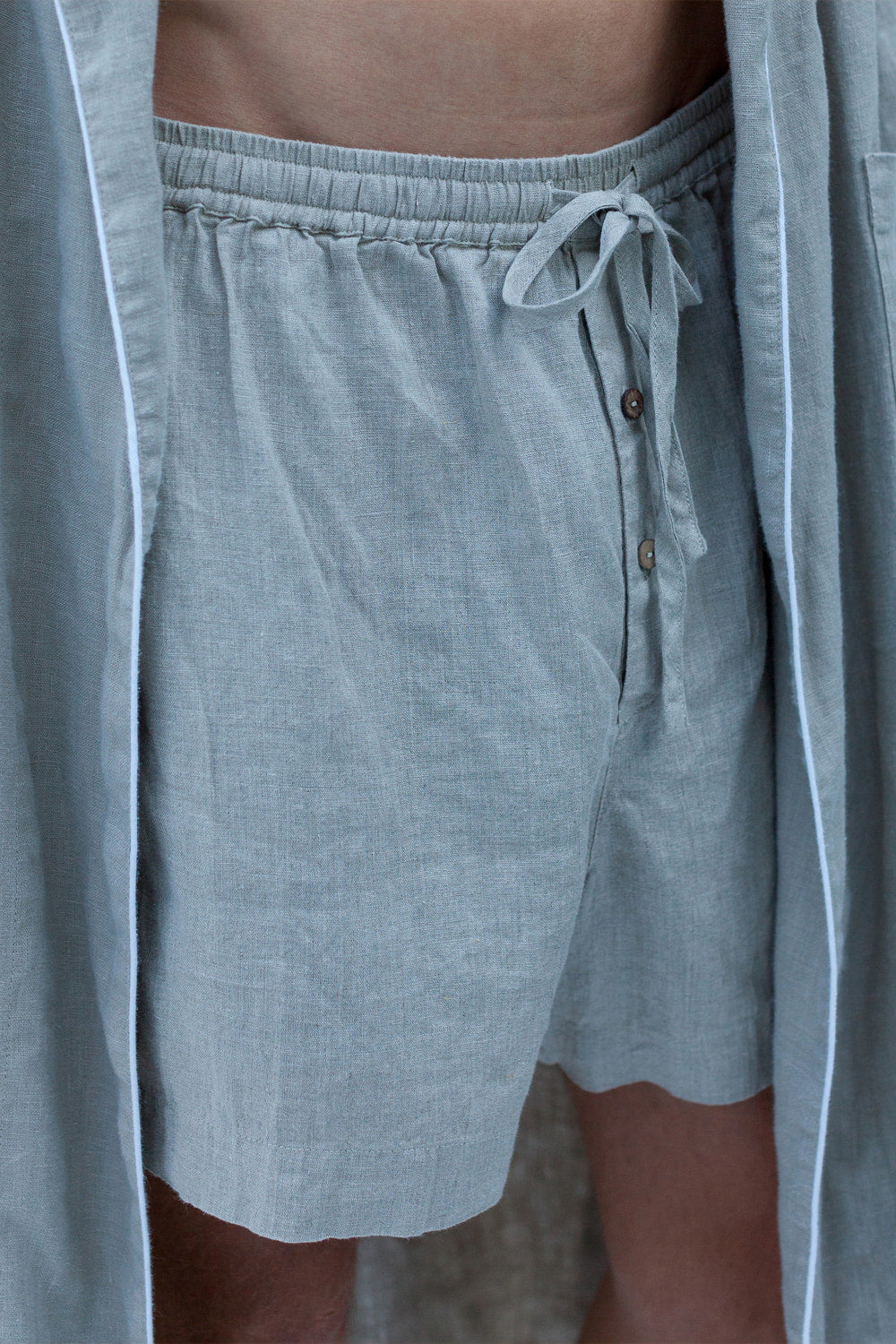 Linen boxer shorts