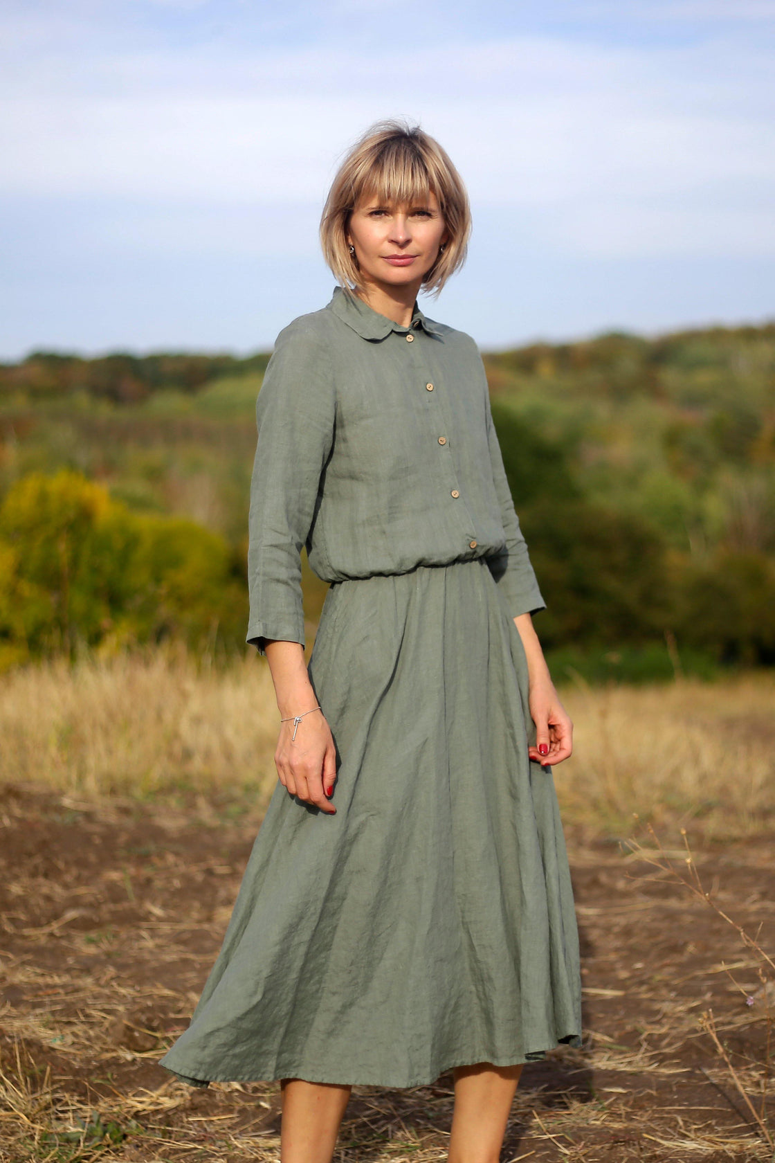 Linen Dress Made in Ukraine