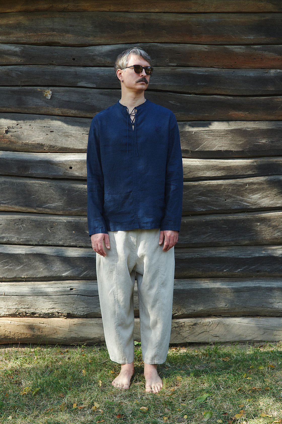 Mens Heavyweight Linen Pants