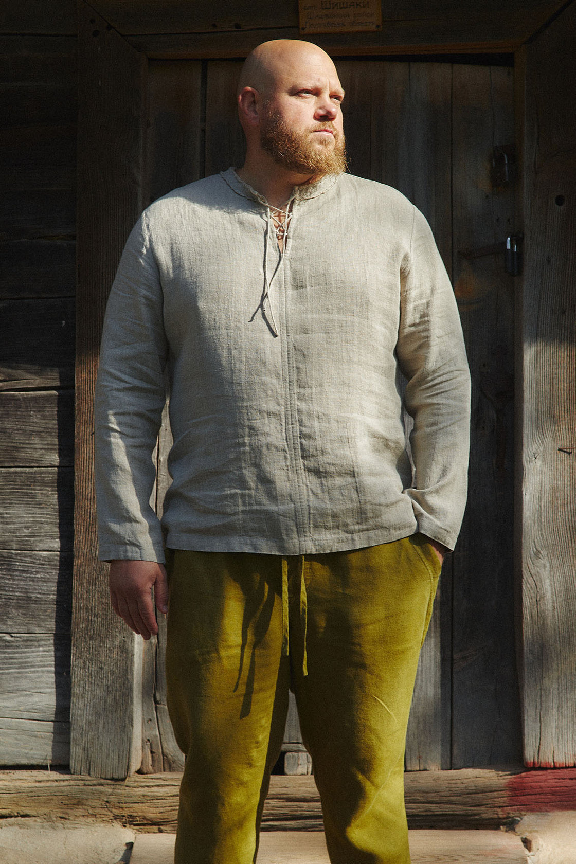 Men's Medieval Linen Shirt