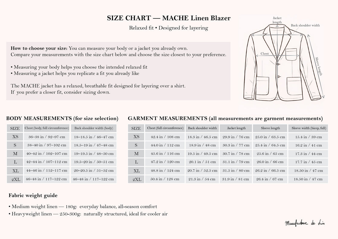 MACHE Unlined Linen Blazer