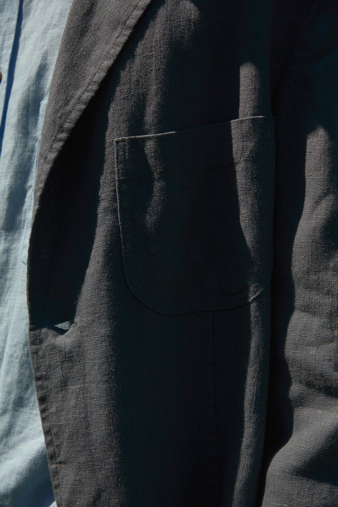 Unlined Linen Blazer Mens