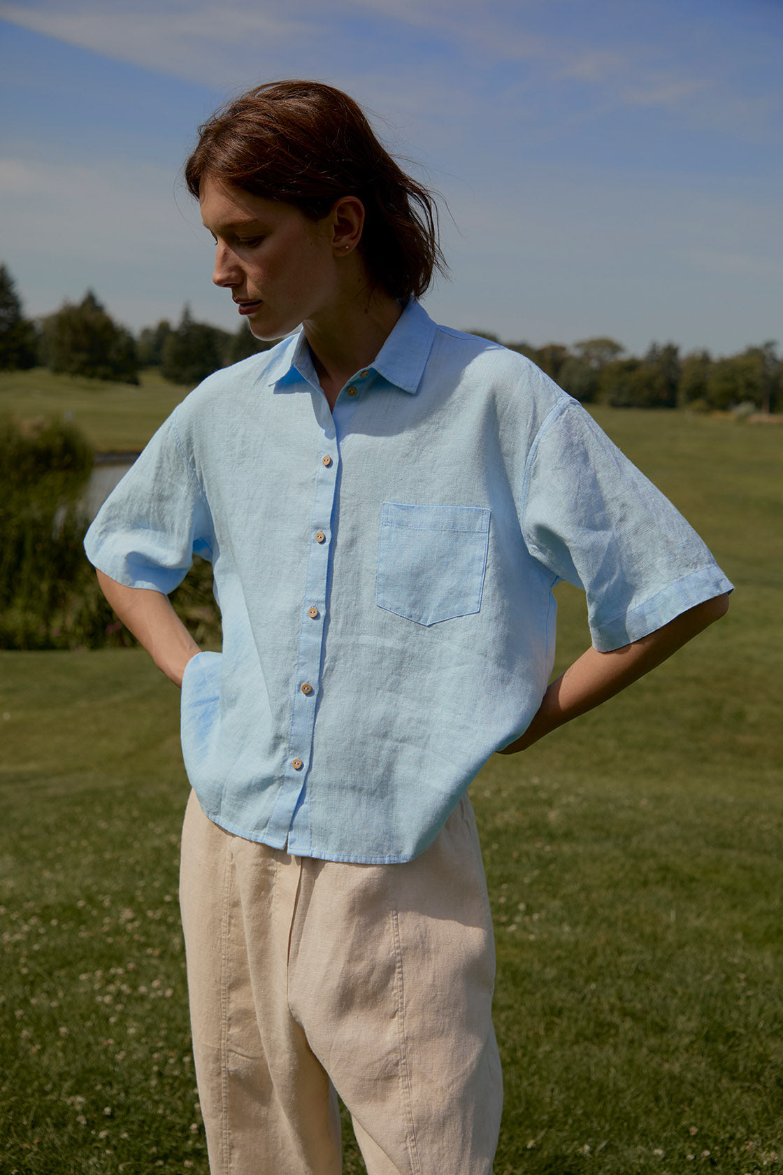 cocktail party linen top