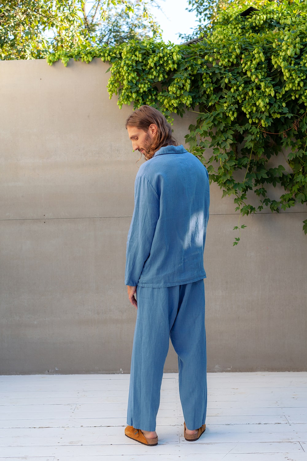PAPAVER men's linen pajama set