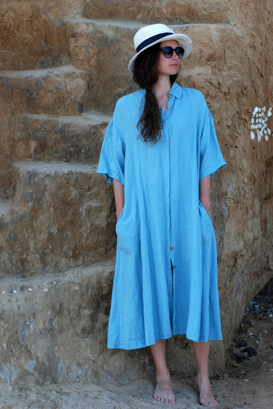 BOLTONIA linen dress | Manufacture de Lin