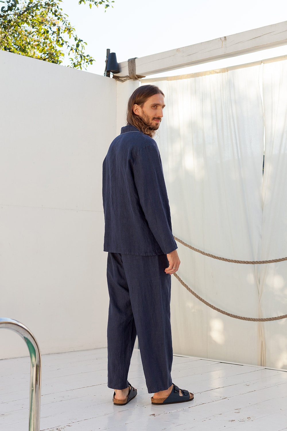 PAPAVER men's linen pajama | Manufacture de Lin PAPAVER men's linen pajama | Manufacture de Lin