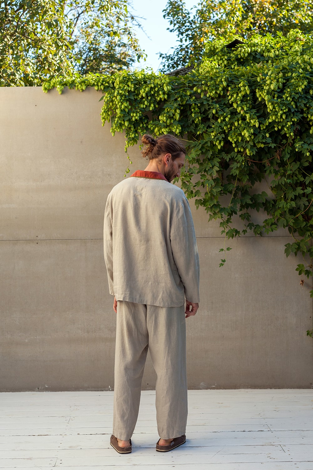PAPAVER men's linen pyjama set