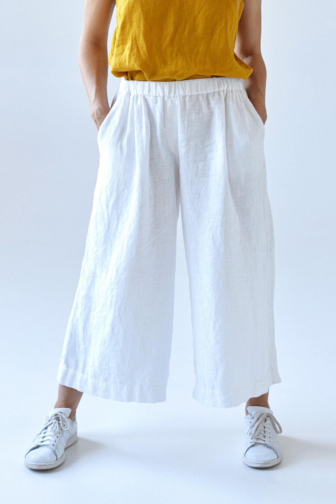 womens wide leg linen pants - Manufacture de Lin
